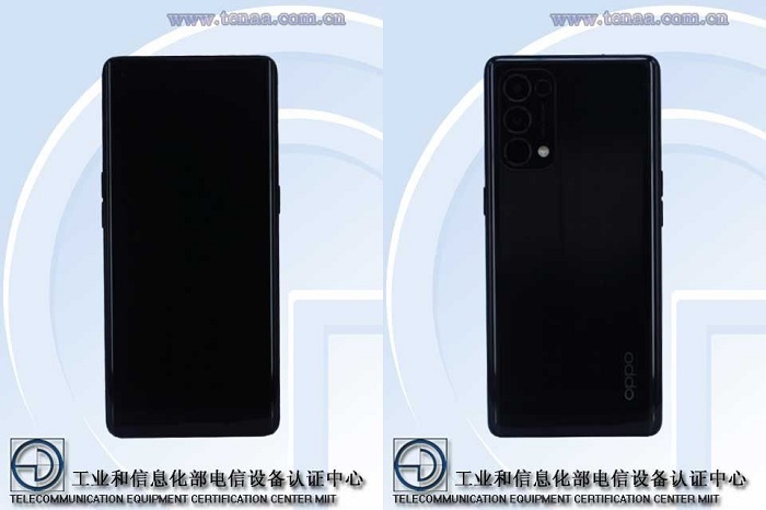 Ảnh thiết kế của OPPO Reno5 Pro trên TENAA