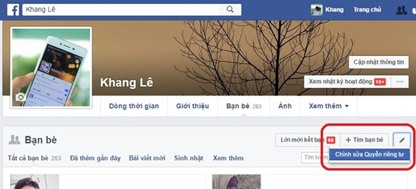 Cách tắt theo dõi trên Facebook (1)