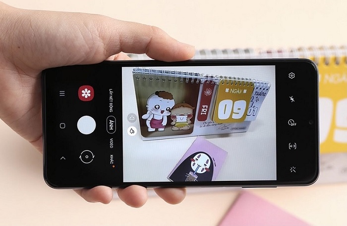 Giao diện camera của Galaxy A12