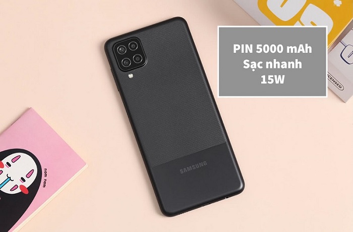 Galaxy A12 sở hữu viên pin khủng