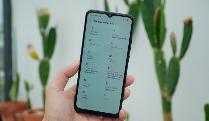Thông số phần cứng của OPPO A15