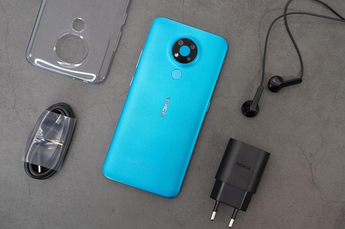 Thiết kế mặt sau của Nokia 3.4