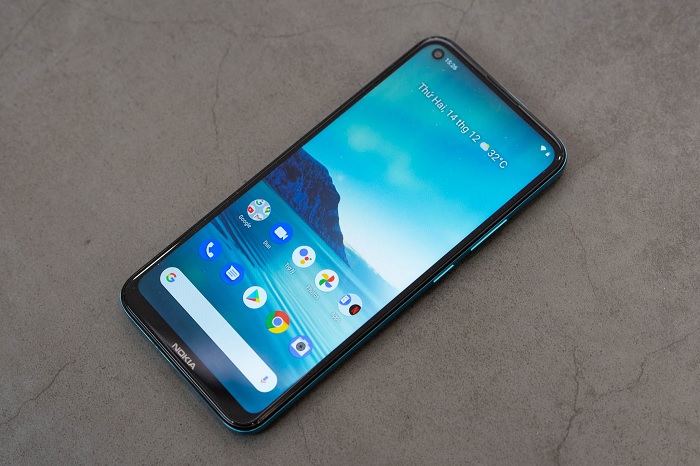 Mặt trước của chiếc Nokia 3.4