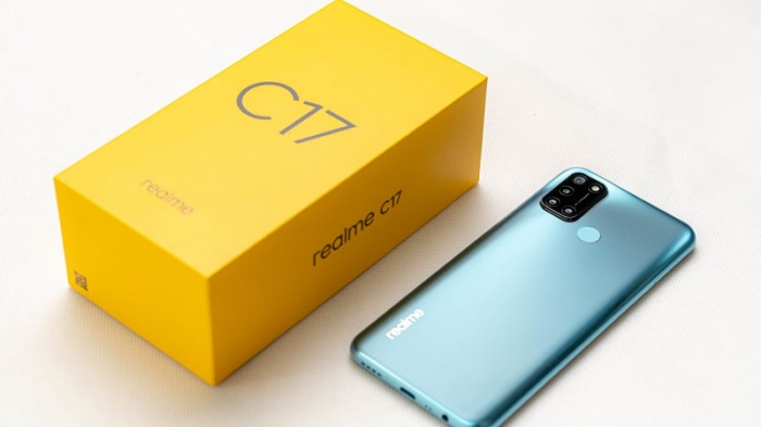Cảm biến vân tay sau mặt lưng của Realme C17 rất dễ sử dụng