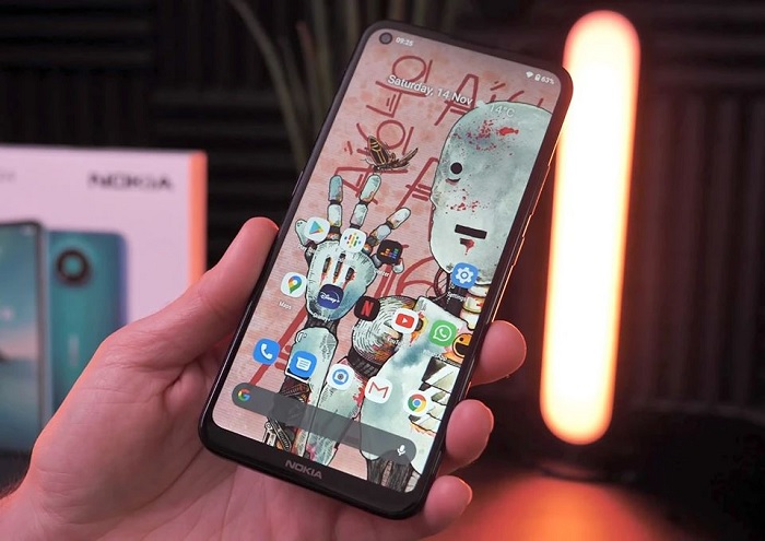 Màn hình Nokia 3.4 có kích thước lớn