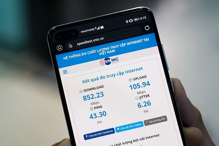 Mạng 5G cho tốc độ nhanh hơn nhiều so với 4G