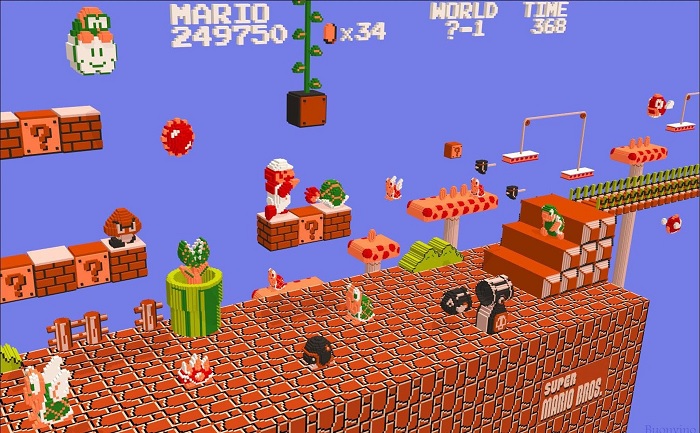 Super Mario là trò chơi điện tử kinh điển thể hiện rõ nhất game 8-bit là gì