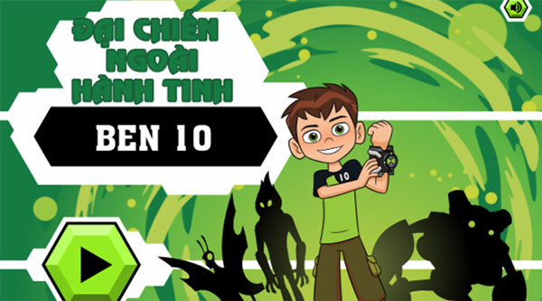 GAME BEN 10 ĐẠI CHIẾN NGƯỜI NGOÀI HÀNH TINH 