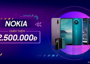 Nokia giảm sốc đến 2,5 triệu đồng