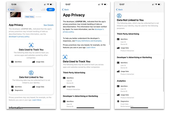 Ứng dụng trên Apple Store phải có thêm phần chi tiết bảo mật