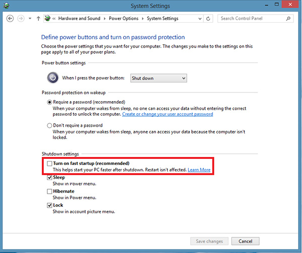 Khắc phục máy tính Win 10 khởi động chậm bằng cách vô hiệu hóa tính năng Fast Boot