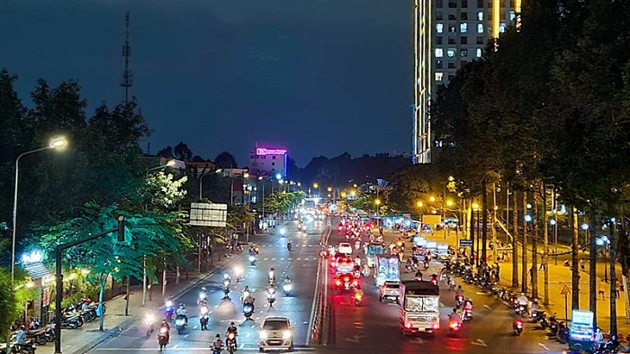 Ảnh chụp khi bật chế độ ban đêm