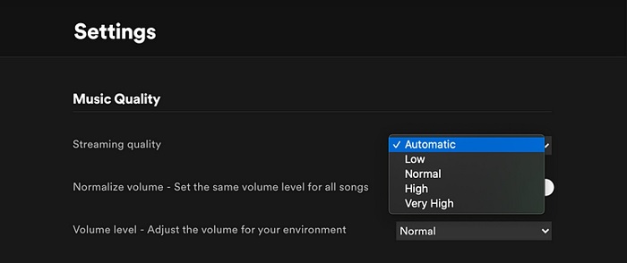 Lựa chọn chất lượng phát nhạc theo nhu cầu người nghe