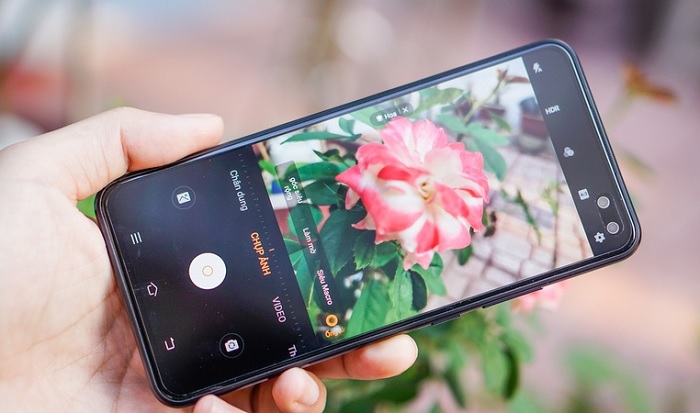 Giao diện camera của Vivo V19