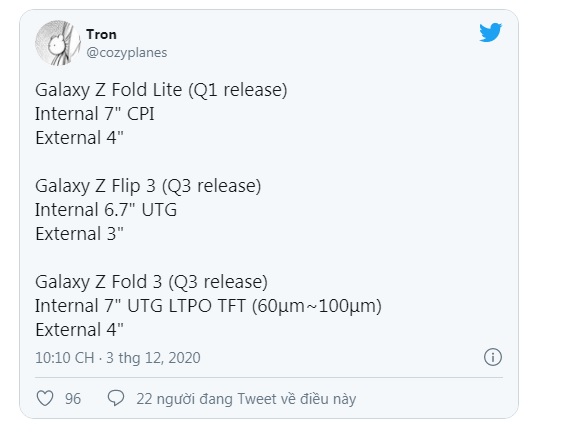 Một leaker đã tiết lộ ngày mở bán của Galaxy Z Fold series 2021
