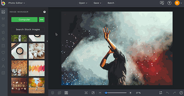 Phần mềm chỉnh sửa ảnh Online BeFunky