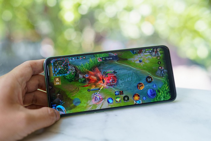 Realme 6i cũng được hãng ưu ái với viên pin khủng 5.000 mAh