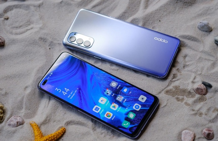 OPPO Reno4 là smartphone tầm trung có mức giá từ 8 đến 10 triệu có tốc độ làm tươi lên tới 90Hz