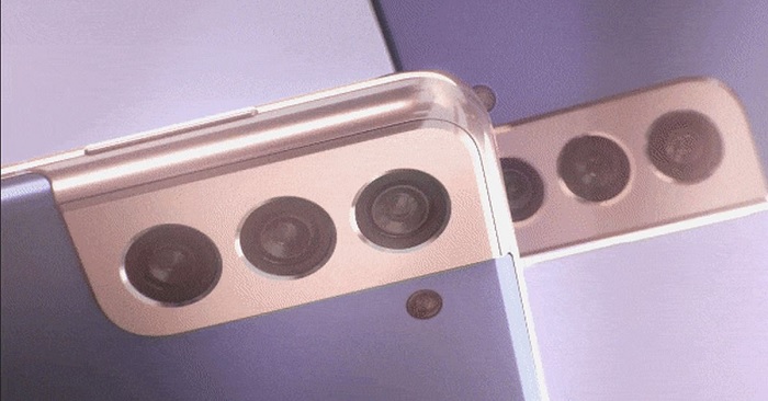 Cận cảnh cụm camera Galaxy S21+