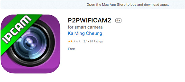 ứng dụng theo dõi camera trên iPhone và Android - P2PWiFiCam.