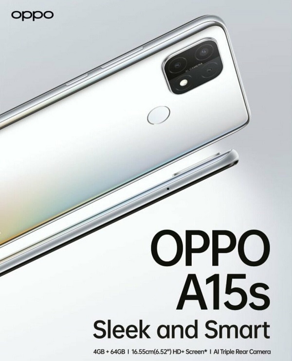 Poster quảng cáo OPPO A15s
