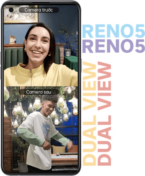 Video hiển thị kép trên OPPO Reno5