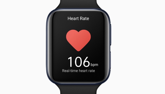 OPPO Watch đo được nhịp tim