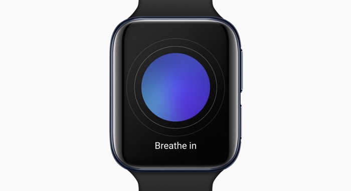 OPPO Watch cung cấp các bài tập thở