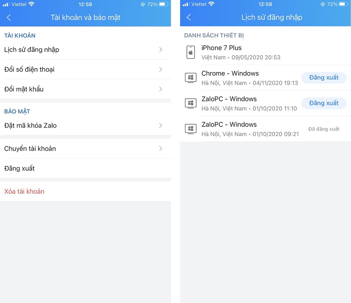 Với vài thao tác, bạn đã có thể đăng xuất tài khoản của mình ra khỏi thiết bị