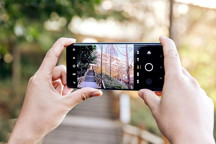 Giao diện chụp ảnh camera