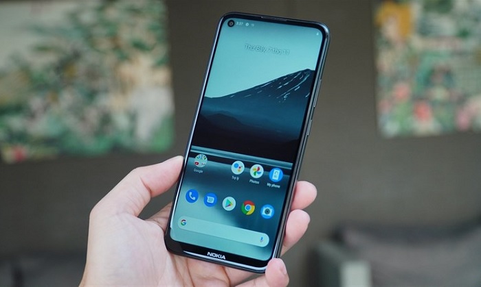 Nokia 3.4 vừa phải, không quá lớn cũng không quá nhỏ giúp người dùng thoải mái sử dụng