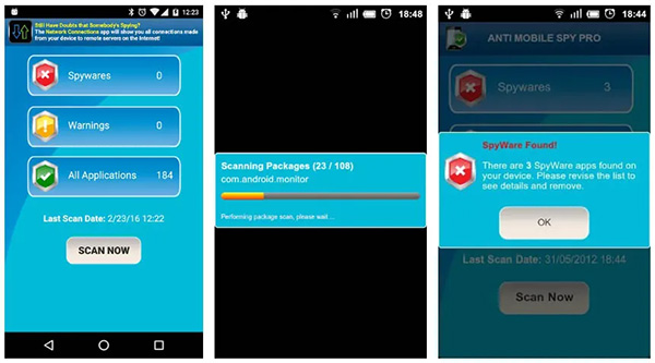 Ứng dụng nghe lén Anti Spy Mobile PRO