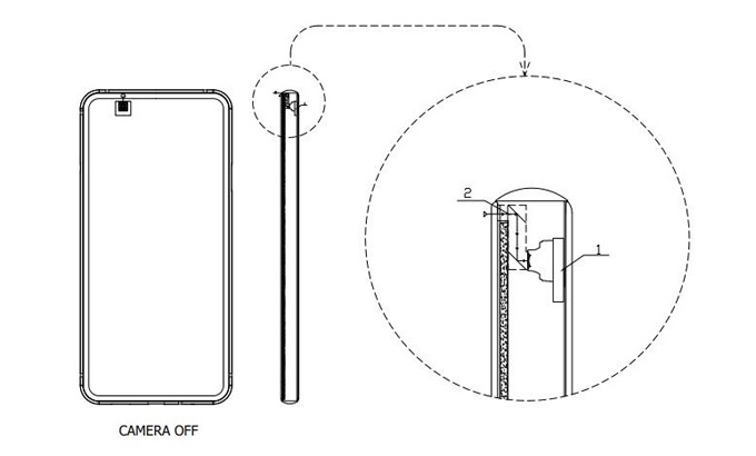 Bản vẽ trong bằng sáng chế mới của Bphone