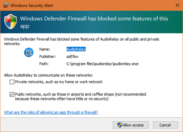 Tiếp tục cài đặt phần mềm AudioRelay cho máy tính.