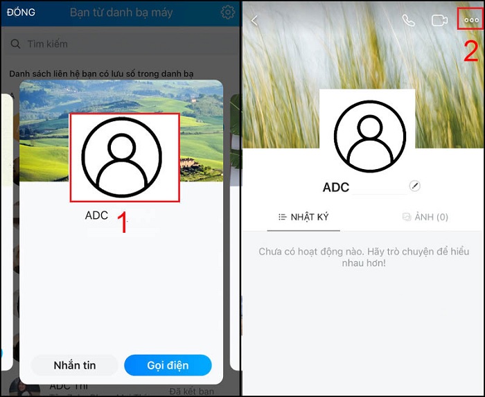cách lấy số điện thoại từ Zalo