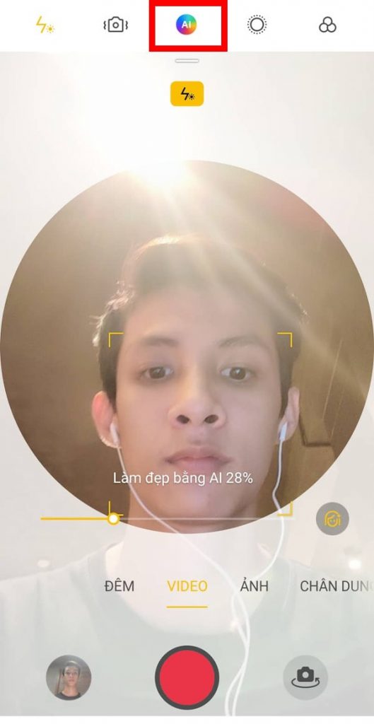 Điều chỉnh bằng AI để có video đẹp hoàn hảo