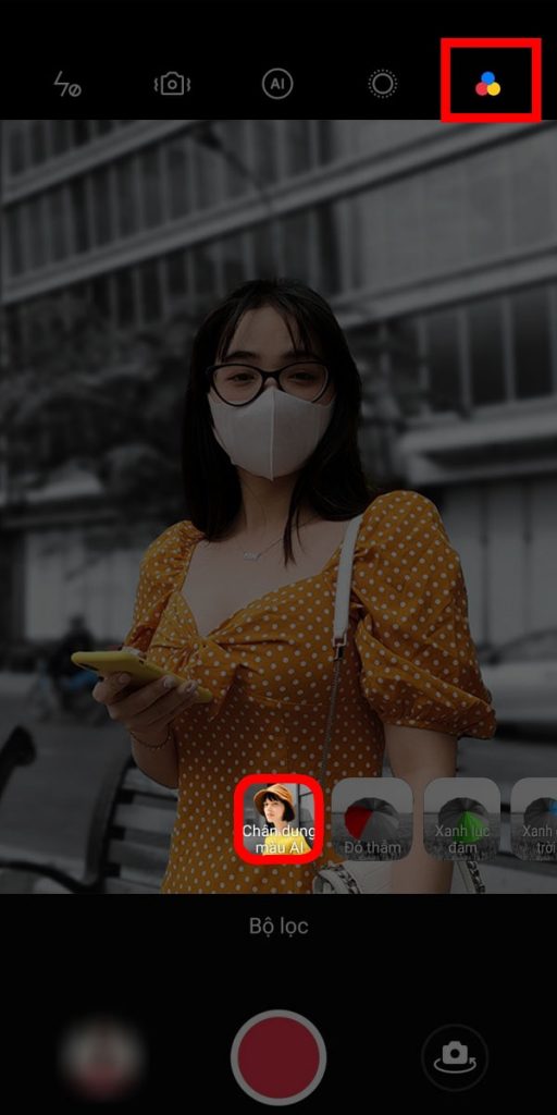 Bạn chọn chế độ chân dung màu AI phù hợp