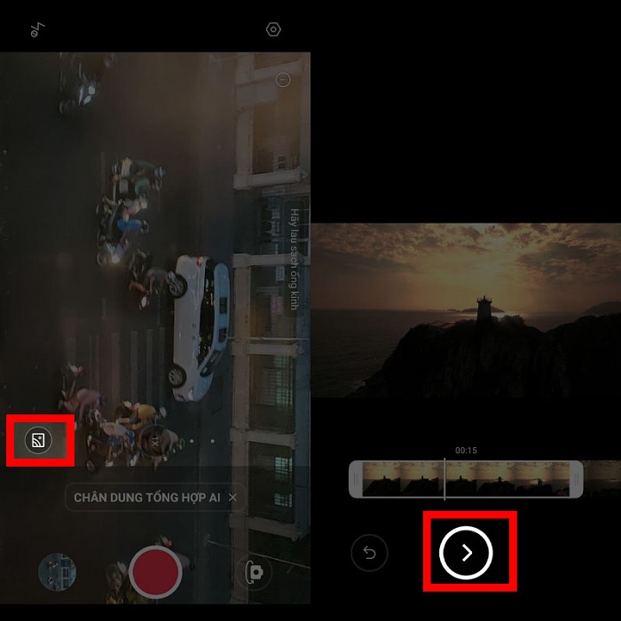 Điều chỉnh video phơi sáng kép
