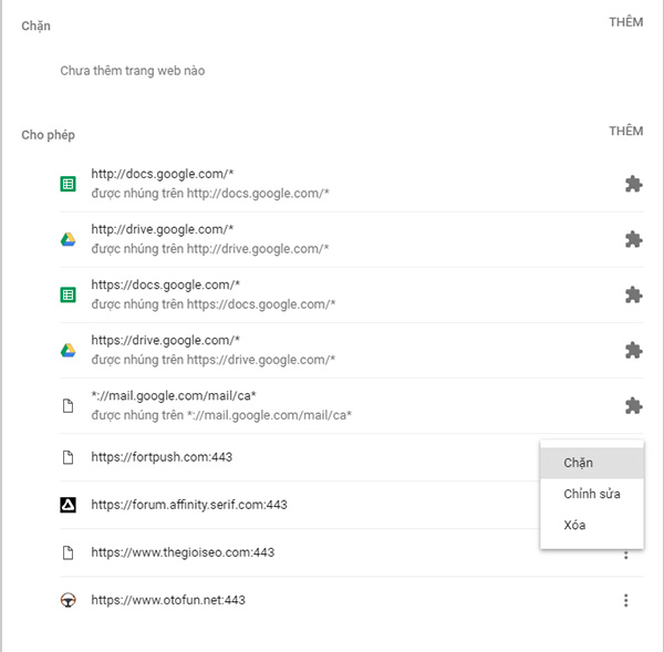 Cách tắt thông báo Facebook trên Cốc Cốc