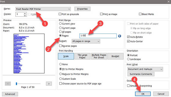 Cắt file PDF bằng Foxit Reader (1)