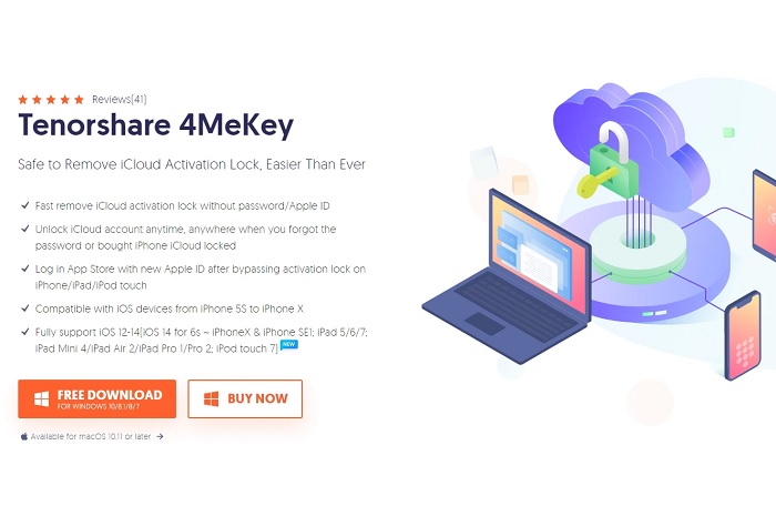 Phần mềm Tenorshare 4MeKey