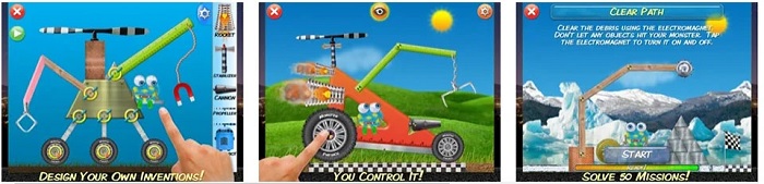 Giao diện game Monster Physics