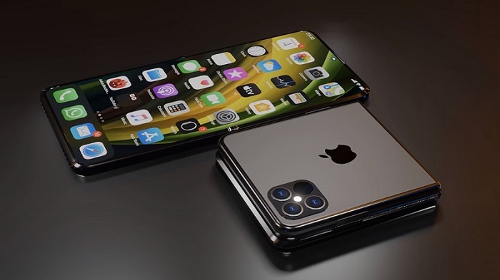 Ảnh minh họa iPhone màn hình gập