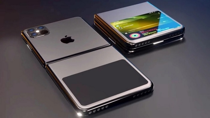 iPhone màn hình gập mới khá giống Galaxy Z Flip