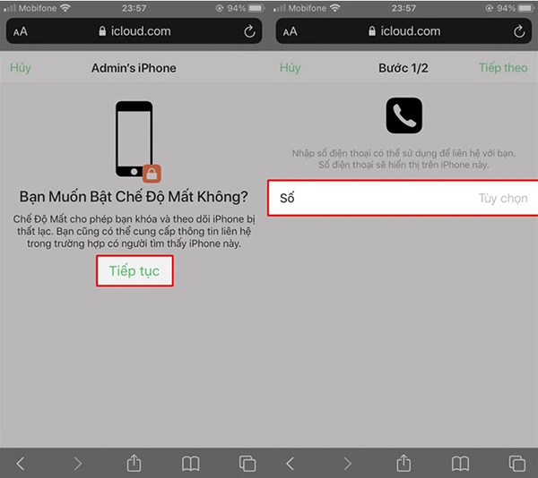 Nhập số điện thoại để tiếp tục