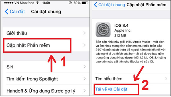 Chọn tải về và cài đặt 