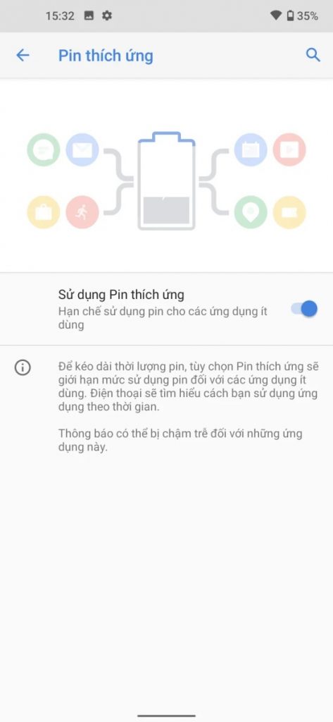 Pin thích ứng giúp Nokia 5.4 tiết kiệm pin hơn