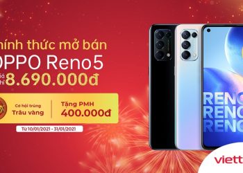 Chính thức mở bán OPPO Reno5