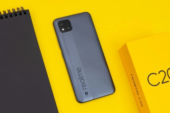 Mặt lưng của Realme C20
