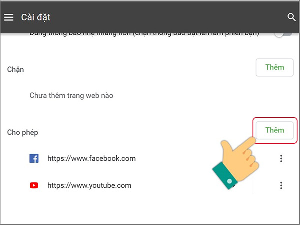 Cách tắt thông báo trên Cốc Cốc trong Cài đặt (4)